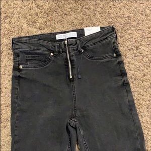 Zara black skinny jeans NWT